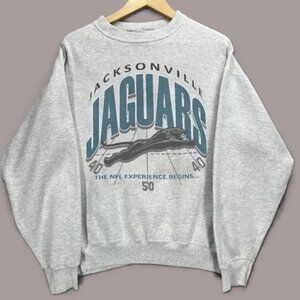 Vtg Jacksonville Jaguars Football Sweatshirt NFL Jacksonville Jaguars Shirt